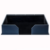 12 Seat Navy Blue Leatherette Conference Room Set w/ Round Coasters